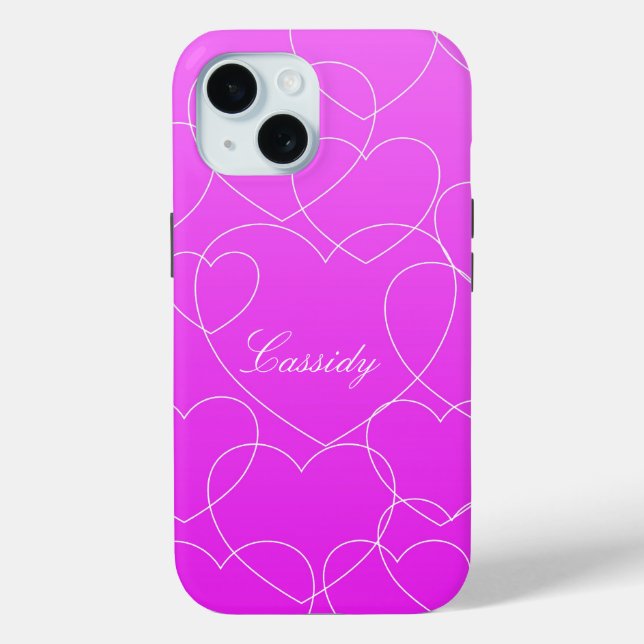 Coques Case-Mate iPhone Cassidy - customisez-le avec votre nom - (Verso)