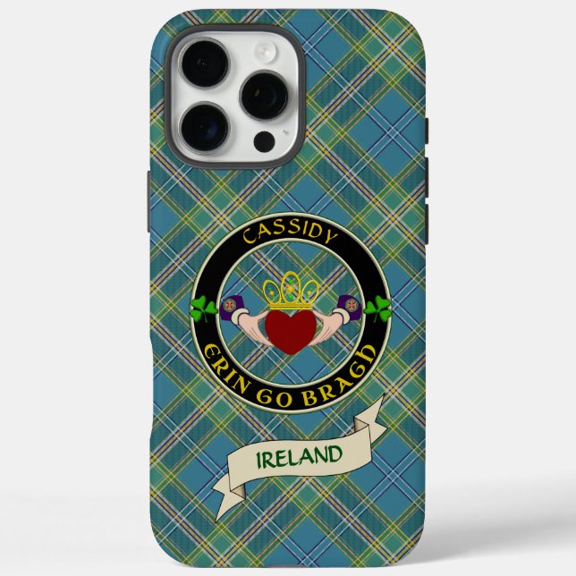 Coques Case-Mate iPhone Cassidy Irish Claddagh Personnalisé (Verso)