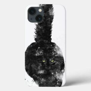 iPhone 13 CASE CAT DE RAGONDIN NOIR DU MAINE -