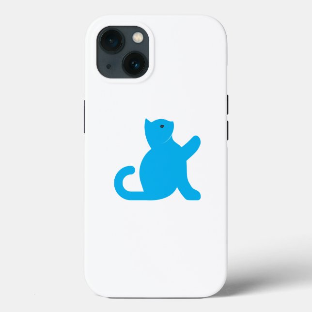 Coques Case-Mate iPhone Cat dit bonjour (Verso)
