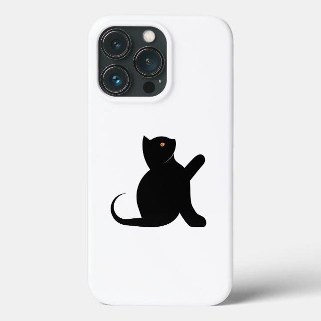Coques Case-Mate iPhone Cat dit bonjour (Verso)