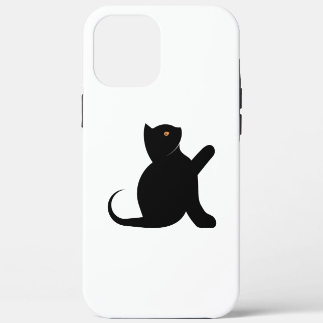 Coques Case-Mate iPhone Cat dit bonjour (Verso)