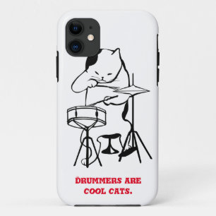 Case-Mate iPhone Case Cat Drummer Cool