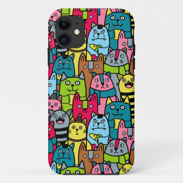 Coques Case-Mate iPhone Cat et kitten (Dos)