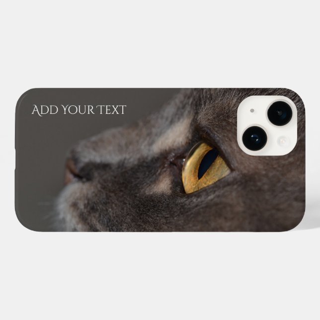 Coques Case-Mate iPhone Cat Eye-Macro par Shirley Taylor (Verso (horizontal))