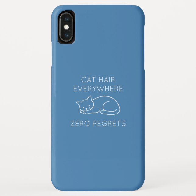 Coques Case-Mate iPhone Cat hair everywhere zero regrets (Dos)