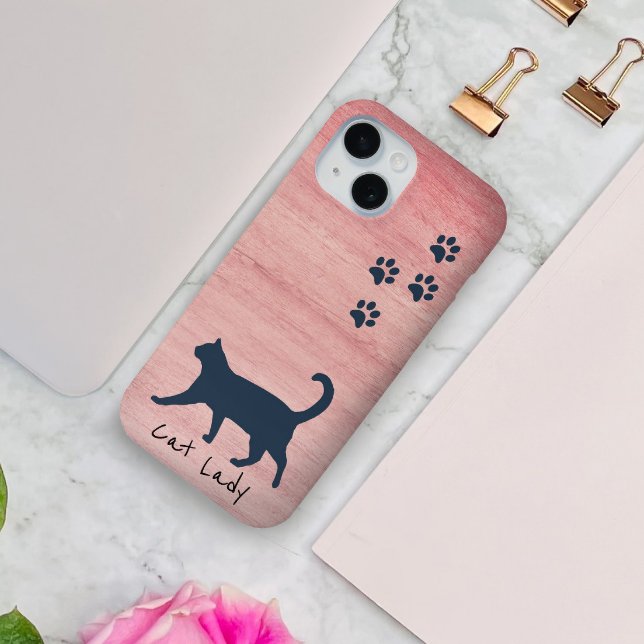 Coques Case-Mate iPhone Cat Lady Téléphone Case Pour Elle (Créateur téléchargé)