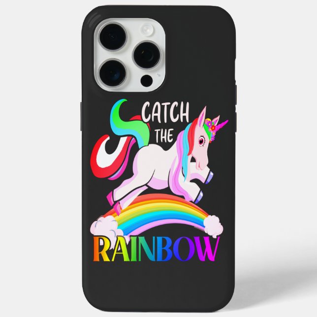 Coques Case-Mate iPhone Catch the Rainbow - Unicorn Designs-15989 (Verso)
