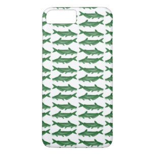 Coques Pour iPhone Catfish à tête de taureau verte