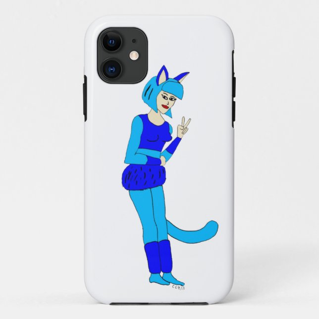 Coques Case-Mate iPhone catgirl (Dos)