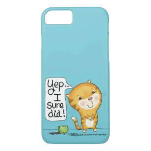 Coque iPhone 7 Cattitude - Cat déverse café