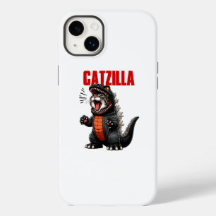 Coque Case-Mate iPhone Catzilla - Drôle Chat Godzilla Mashup