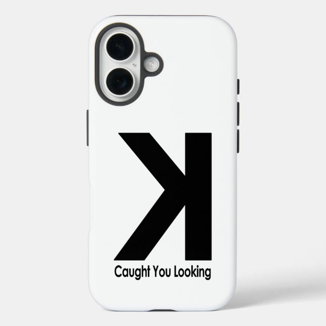 Coques Case-Mate iPhone Caught You Looking – Funny Baseball Pitcher Saying (Verso)