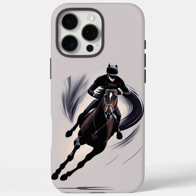 Coques Case-Mate iPhone Cavalier au Galop (Verso)