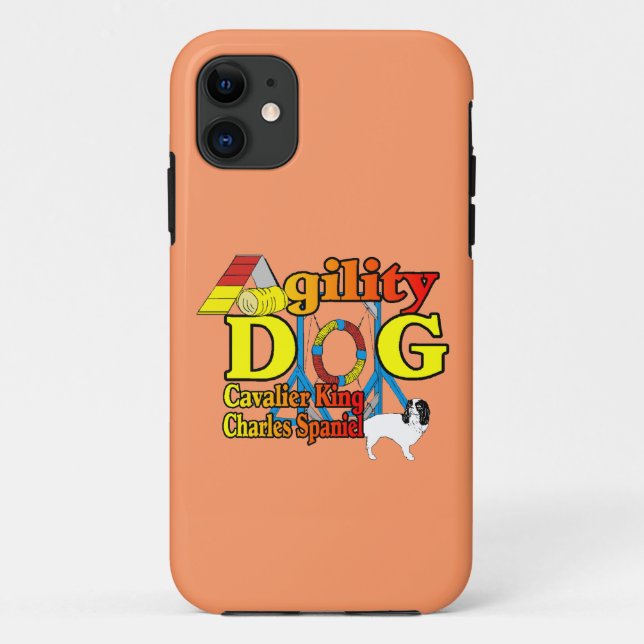 Coques Case-Mate iPhone Cavalier King Charles Espaniel Agilité (Dos)