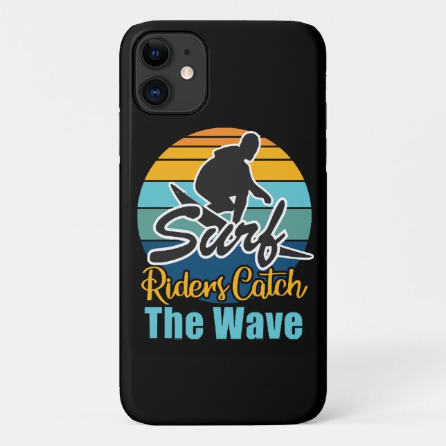 Coques Case-Mate iPhone Cavaliers des vagues attrapent les vagues (Dos)