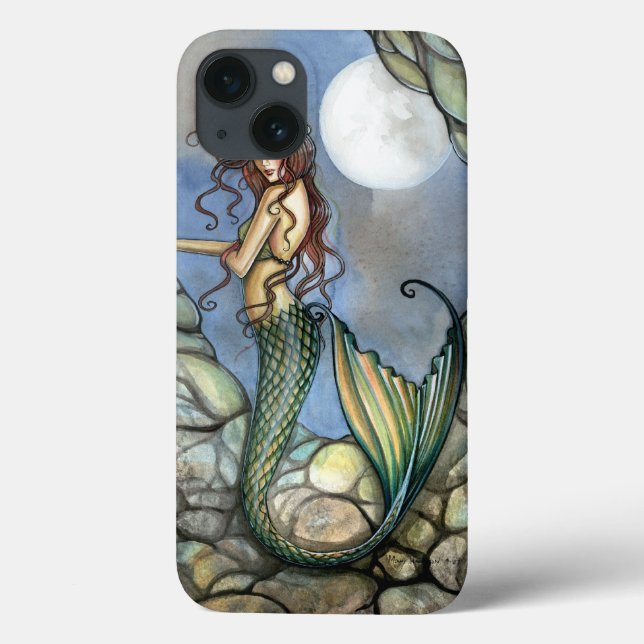 Coques Case-Mate iPhone Caverne cachée Sirène Imaginaire d'art Sirènes (Verso)