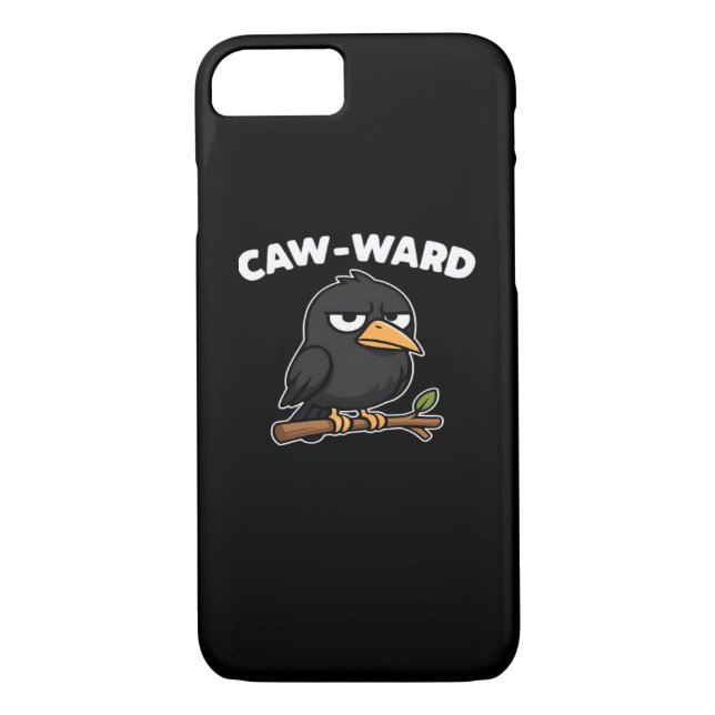 Coques Case-Mate iPhone Caw-Ward Funny Quote (Dos)