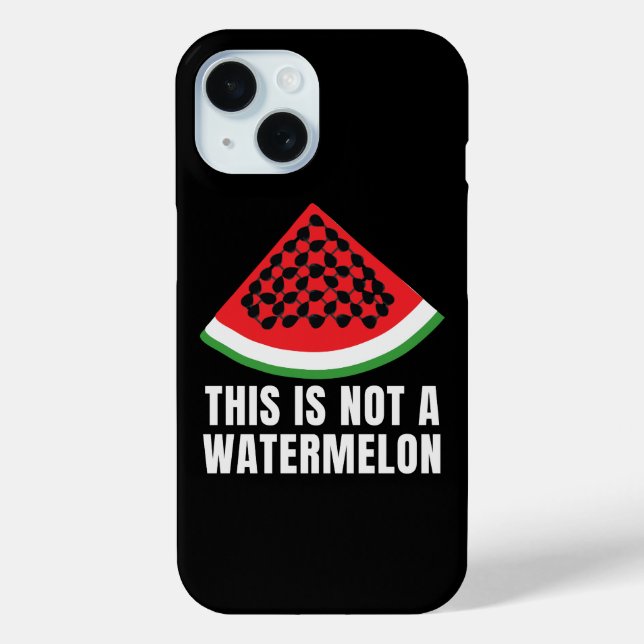 Coques Case-Mate iPhone Ce n'est pas une pastèque - Palestinien keffiyeh (Verso)