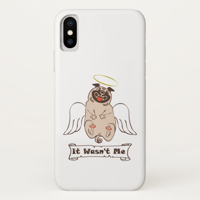 Coques Case-Mate iPhone Ce n'était pas moi ange carlin drôle de citation (Dos)