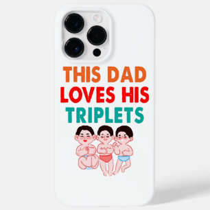 Coque Case-Mate iPhone Ce papa aime ses triplés