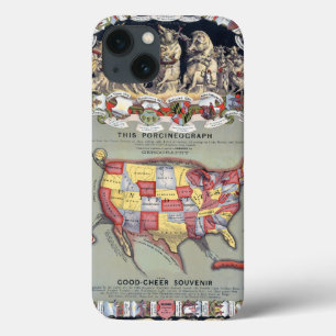 iPhone 13 Case CE PORCINEOGRAPH, c1876