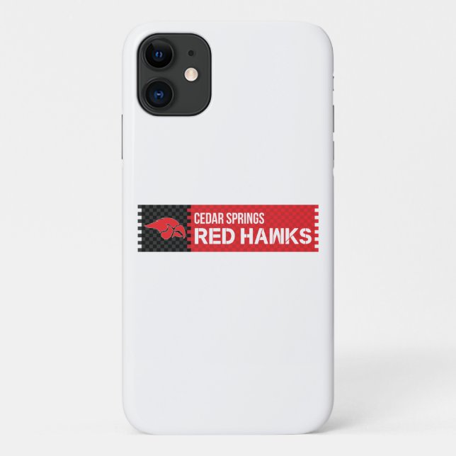 Coques Case-Mate iPhone Cedar Springs Red Hawks (Dos)