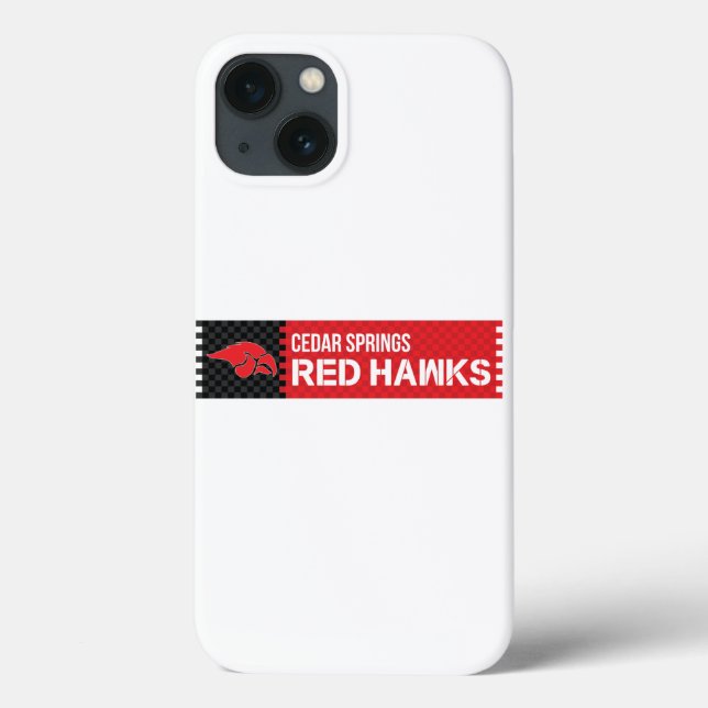 Coques Case-Mate iPhone Cedar Springs Red Hawks (Verso)