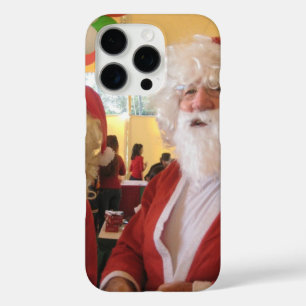 Coque iPhone 16 Pro Célébration de Noël de père Noël et Mme Claus - Fe