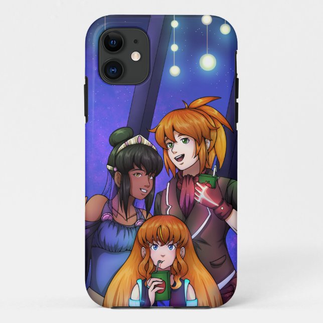 Coques Case-Mate iPhone Célébration du nouvel an spatial (Dos)