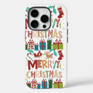 Coque iPhone 16 Pro Célébration festive de Noël