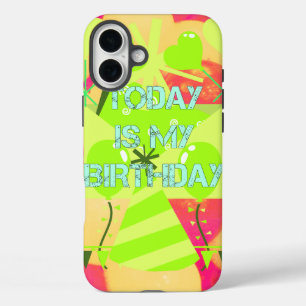 Coques iPhone 16 Plus Célébrer Mes Bénédictions Joyeuses d'Anniversaire
