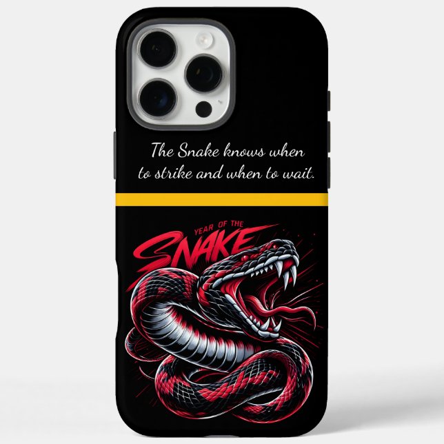Coques Case-Mate iPhone Célébrez l'année du serpent en couleurs vives (Verso)