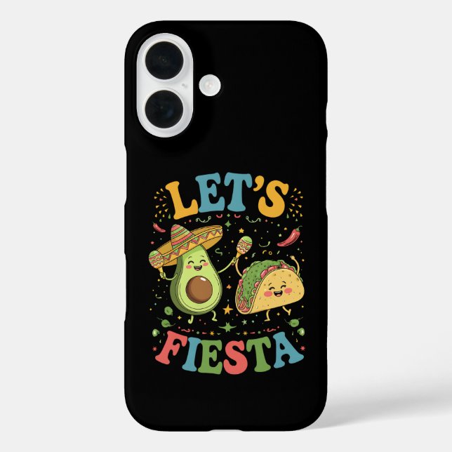 Coques Case-Mate iPhone Célébrons Avocat Et Tacos Cinco De Mayo (Verso)