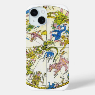 Coque Case-Mate iPhone Céleste Vintage, Sphère Arabe, Constellations