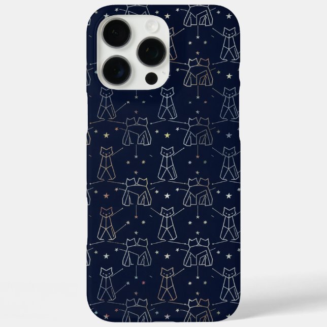 Coques Case-Mate iPhone Celestial Cat Constellation iPhone Case (Verso)