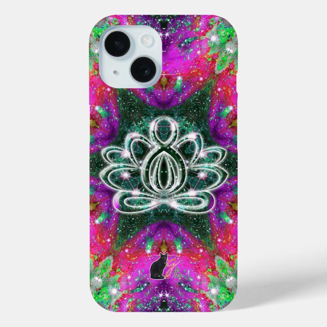 Coques Case-Mate iPhone Celestial Zen Lotus Coque-coque iphone Mate (Verso)