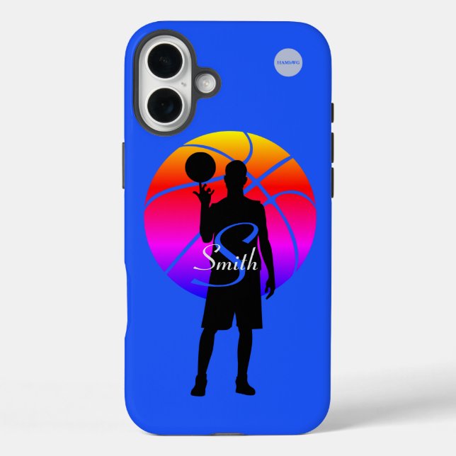 Coques Case-Mate iPhone Cellule Téléphone Boîtier Lecteur de basketball Gr (Verso)