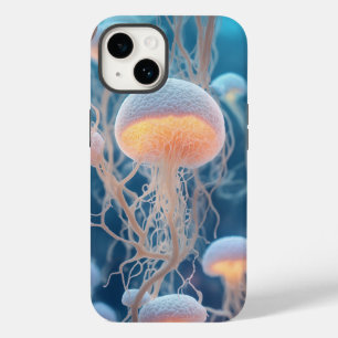 Coque Case-Mate iPhone "Cellules humaines blanches 3D Pastel avec racine