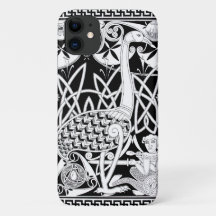 Céltic Moa Boîtier de téléphone noir et blanc