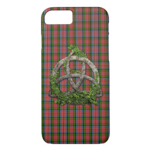 Coque iPhone 7 Celtic Trinity Knot Et Clan MacPherson Tartan