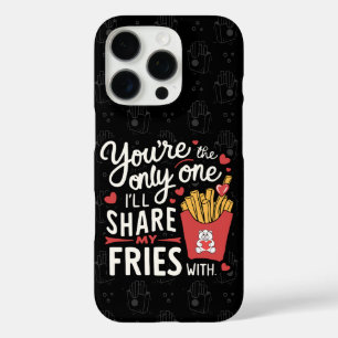 Coque iPhone 16 Pro Celui que je partagerai Mes Fries avec des Valenti