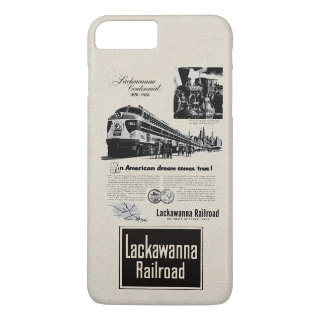 Coques Case-Mate iPhone Centenaire du chemin de fer Lackawanna 1951 (Dos)
