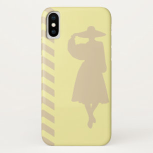 Coques Pour iPhone Céramique ivoire Neutral Chevrons Mode