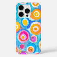 Cercle Abstrait coloré Art moderne Happy Fun
