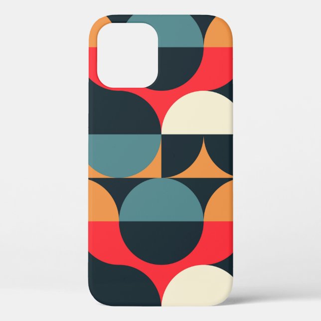 Coques Case-Mate iPhone Cercle l'illusion d'un motif transparent. (Verso)