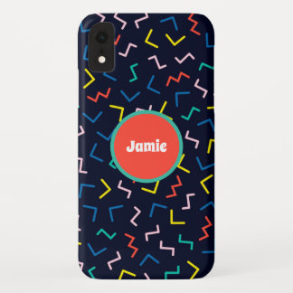 Case-Mate iPhone Case Cercle personnalisé, Zig Zags aléatoire