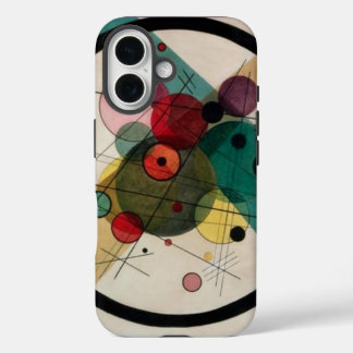 Coque Pour iPhone 16 Cercles Abstraits Kandinsky