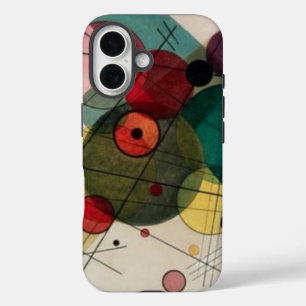 Coques iPhone 16 Cercles Abstraits Kandinsky