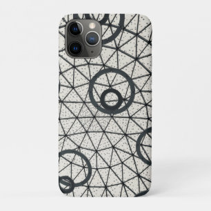Case-Mate iPhone Case Cercles abstraits noir et blanc
